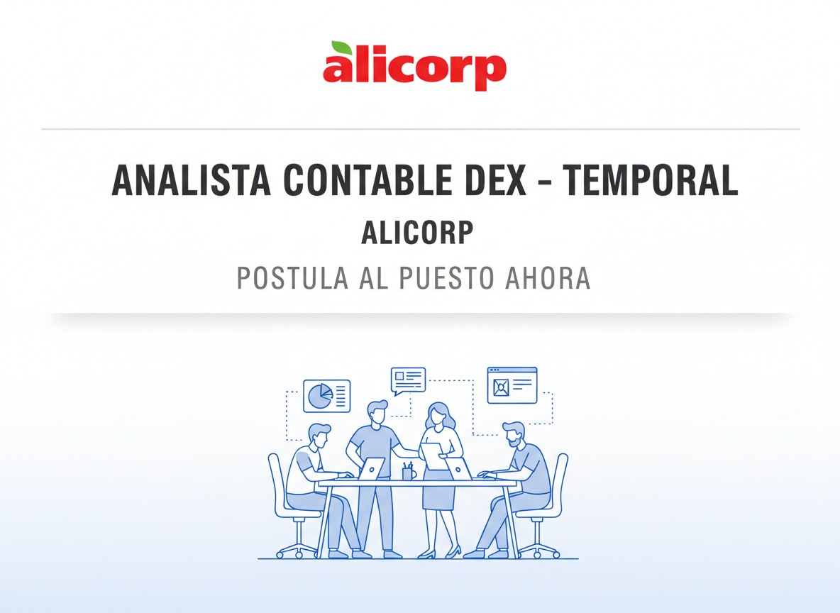Empleo Analista Contable DEX – Temporal | Alicorp | Peru | 2026-01-25